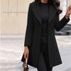 New Winter Women's Coat Korean Style Slim Mid-length Beauty Outfit Woolen Coat