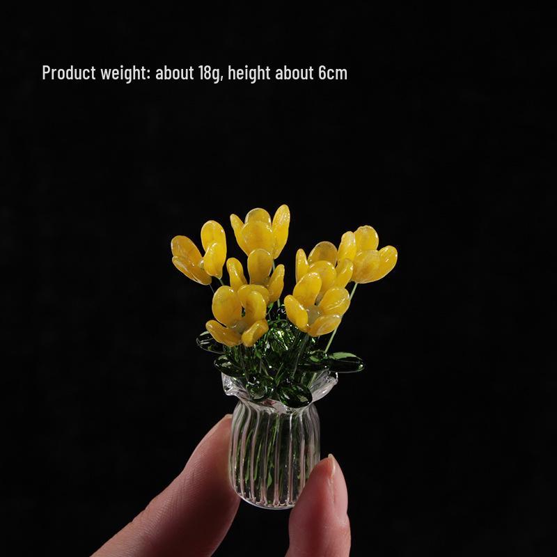 

Люлі Маленький Букет Штучних Квітів для Прикраси Столу