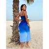 New Split Three-piece Conservative Bikini Skirt Mesh Sexy European and American Style Swimsuit