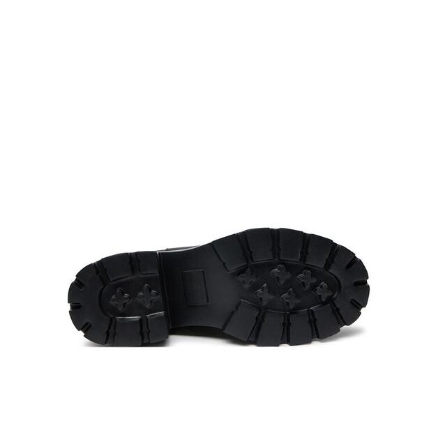 Tommy Jeans Tjw Ankle Boots, Chelsea Boots with a Medium Heel, EN0EN02681, Black