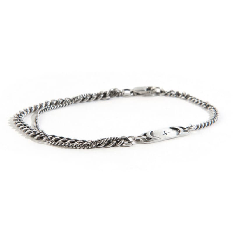 SEWNSWEN SEWN SWEN SILVER DOUBLE CURB CHAIN Bracelet