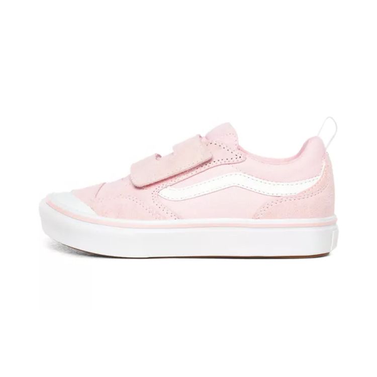 Vans Old Skool Series V Canvas Low Top Kids Skate Shoes Kids Sneakers White Pink VN0A4U1P0JF