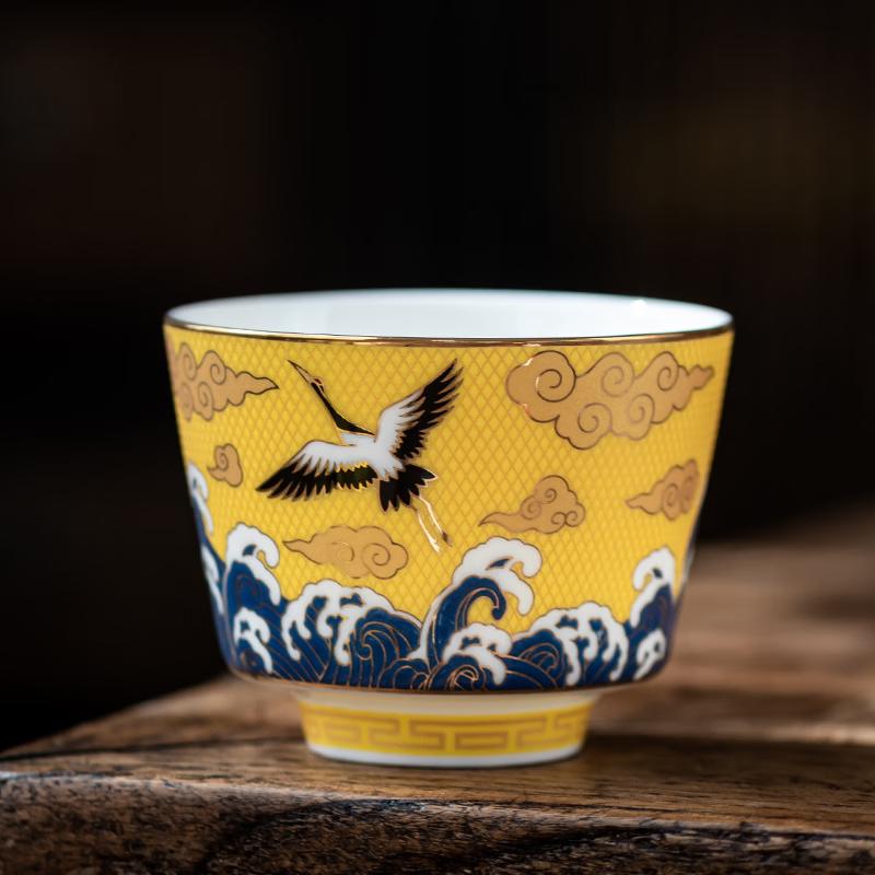 Chaxun Handmade Lacquer Ceramic Teacup