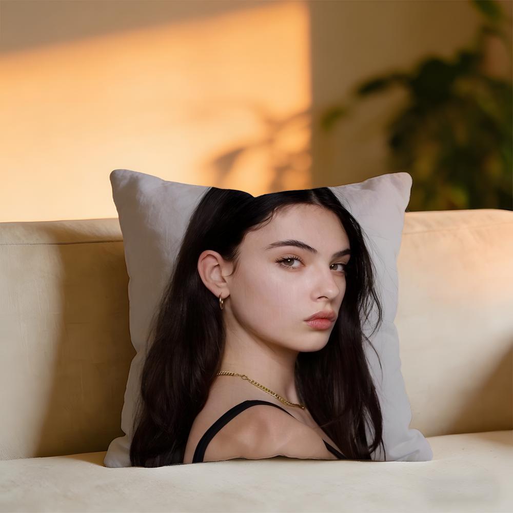 

Deva Cassel Cushion Cover Cozy Velvet Throw PillowSoft Warm Cushion For Sofa Bed 30x30 cm