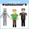 Minecraft Kinder Strapazierfähiger Polyester Alex Anzug Cosplay Spiel Performance Kleidung Für Halloween Weihnachten Requisiten