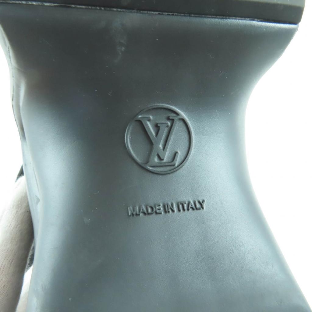 Ausgezeichnete LOUIS VUITTON Sneaker Arclight Linie schwarzes Leder Damen 41 Gebraucht