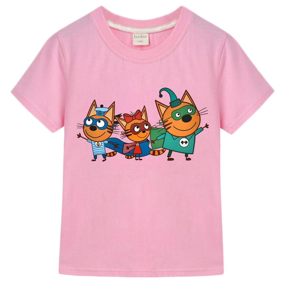 Kid-e-cats New Cute Kids Tshirt Cartoon Print Girls T-Shirts Summer 100%cotton Fun Boys T Shirt Fashion Toddler Short Sleeve Anime T-shirt