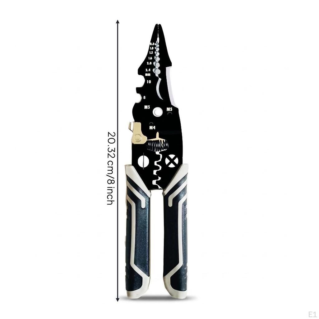 Wire Shearing Plier Insulated Handles Pliers Size Markings Crimping for