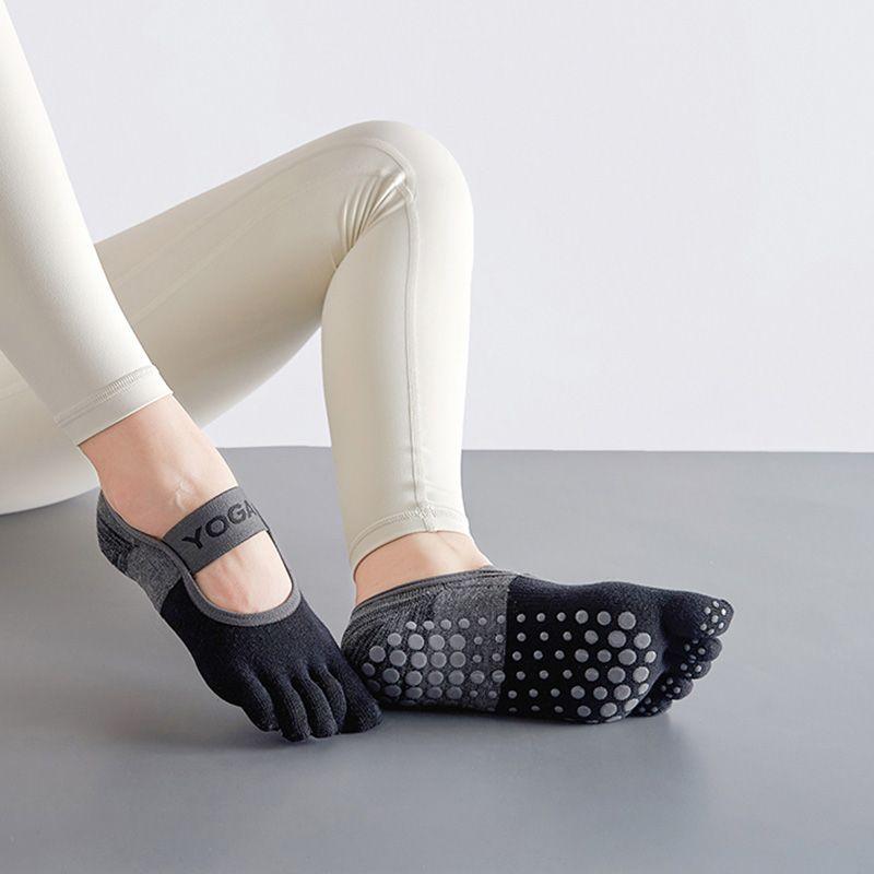 

Buy 2 Get 1 Free Women s Sports Five-Finger Fashion Fitness Socks Black