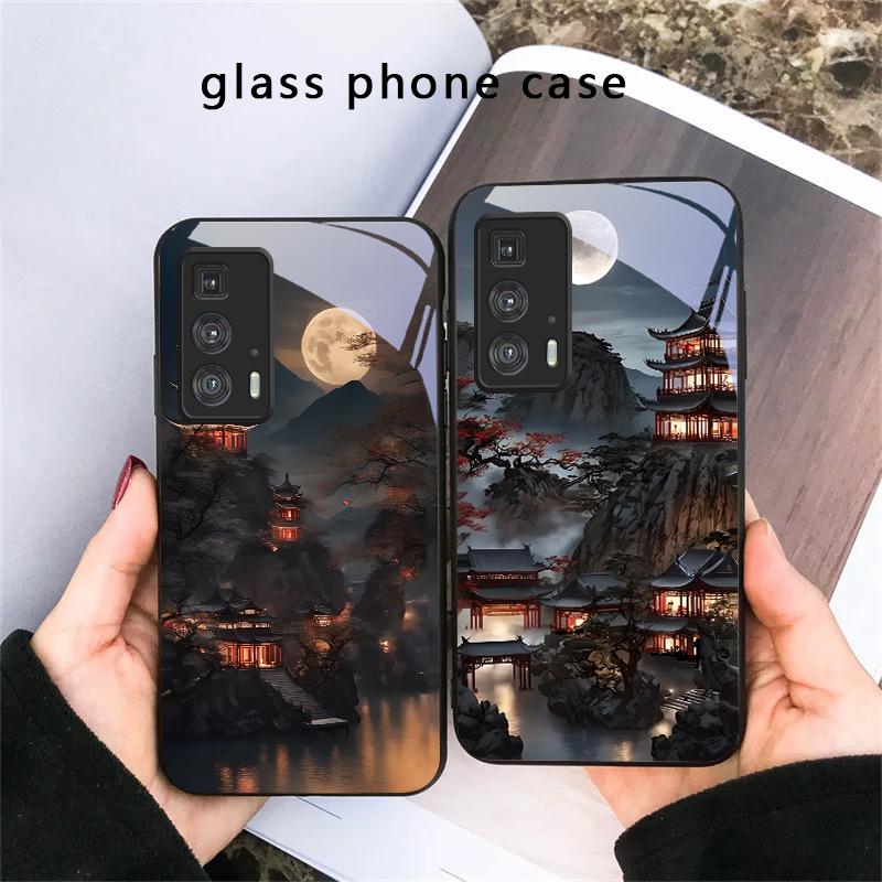 Moonlight Fairy Trail For Motorola Moto Edge 20 Lite 30 Pro 40 Neo 50 Ultra G45 G54 G55 G75 G84 G85 GPlay 23 Glass Phone Case