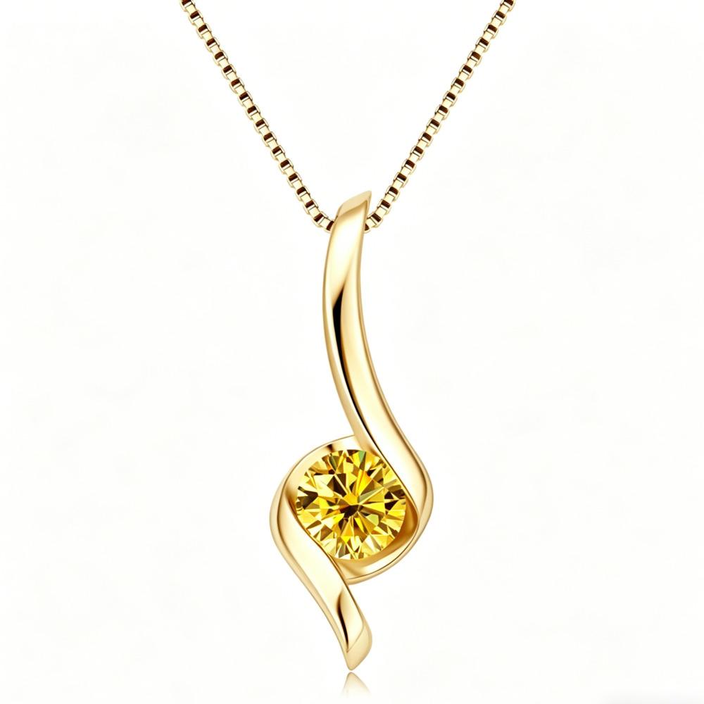 6.5mm Luxury High End Moissanite Necklace 925 Sterling Silver Clavicle Chain D VVS1 Exquisite Fashion Jewelry For Women