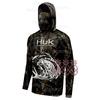  Fishing Hoodies Men's Long-Sleeve Sun Protection Hooded Fishing Wear