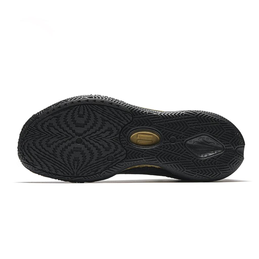 Anta Kai 1 Team Fashion Versatile Shock Absorption Non-Slip Wear-Resistant Low-Top Basketball Shoes Men Sneaker Black Gold 112531622-4