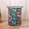 Borsa per riporre giocattoli per la casa Cesto portaoggetti in tessuto per camera da letto Organizzatore pieghevole per biancheria con manico per bagno Camera da letto