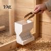 Hanging Cage Feeder Automatic Quail for Cage, Large Capacity Wall Mount Anti Spill Food Dispenser Chick Brooding House Chicks And Small Birds,