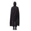 Halloween Vampires Witch Cape with Hood Black Hooded Cape Cloak Witch Wizard Costume Wizard Robe for Adult Kids Unisex