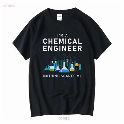 Chemistry Chemical Engineer T Shirt Engineering Graduation Nothing Scares Me OS2797 Long or Short Sleeves Vintage Washed