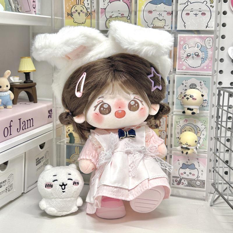 

10x20cm Cotton Doll Girl Dress Changeable Outfit Replacement