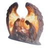Statua Natività di Natale Figura da Collezione Statua Decorativa Elemento Centrale Sacra Famiglia Segno Acrilico Per Camino Natale