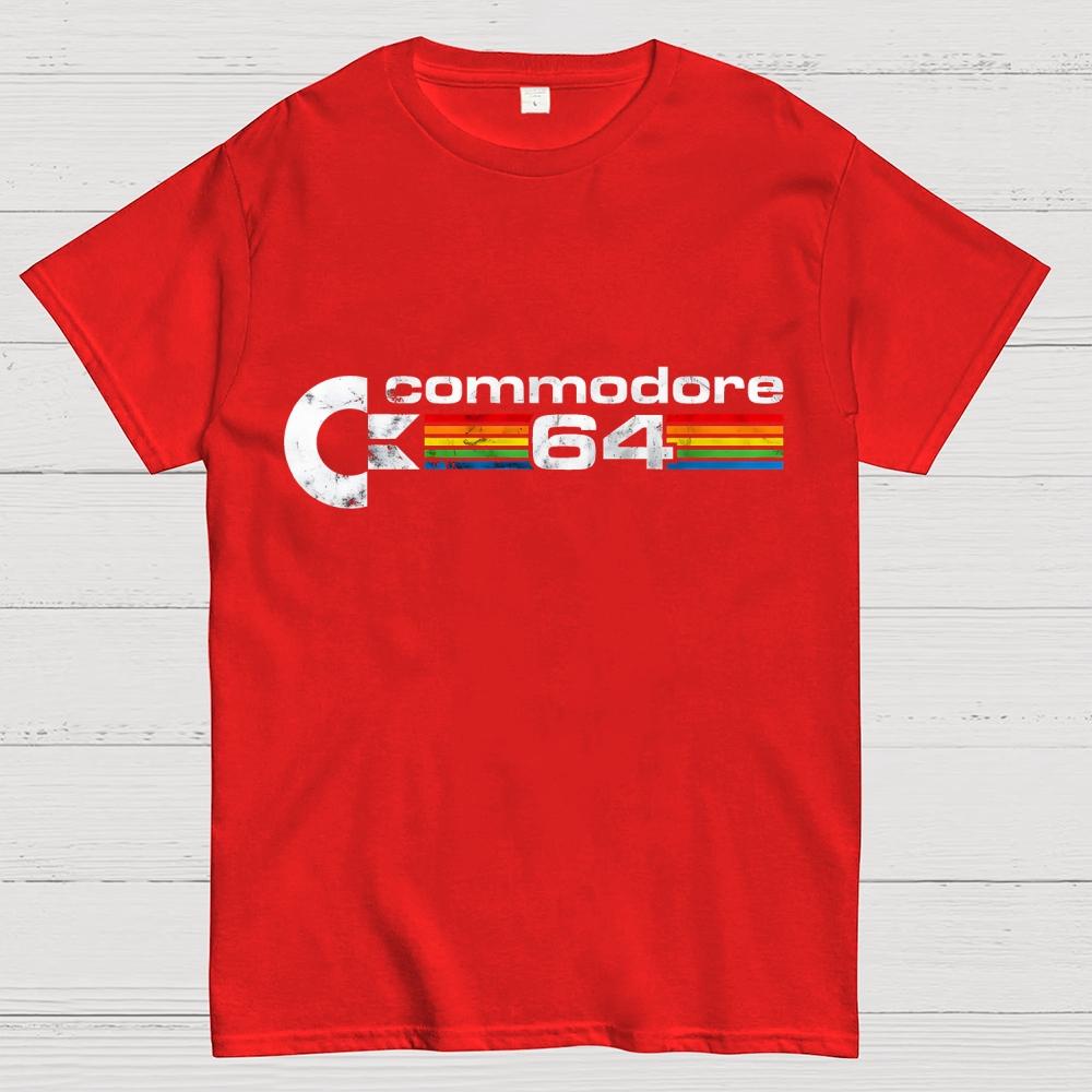 Commodore 64 Retro Cotton Summer Casual Cool Loose T-Shirt