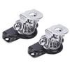 2PCS Hood LED Light Mounting Brackets Universal Pillar Hood Work Light Mount Clamp Adjustable Replacement for Jeep