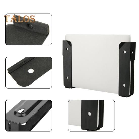 Nástěnný držák na notebook Nastavitelný design Pevná kovová konstrukce Snadná instalace Stojan na ukládání tabletu a notebooku