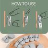 12pcs Cubicle Clips for Fabric Walls, Push Pin Clips, Cubicle Hooks, Cubicle Accessories, Fabric Panel Wall Clips, and Cubicle P for Hanging Photos,