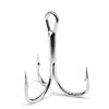 120pcs/box Fishing Treble Hooks Size 2#-10# Round Bent Treble Saltwater Hook