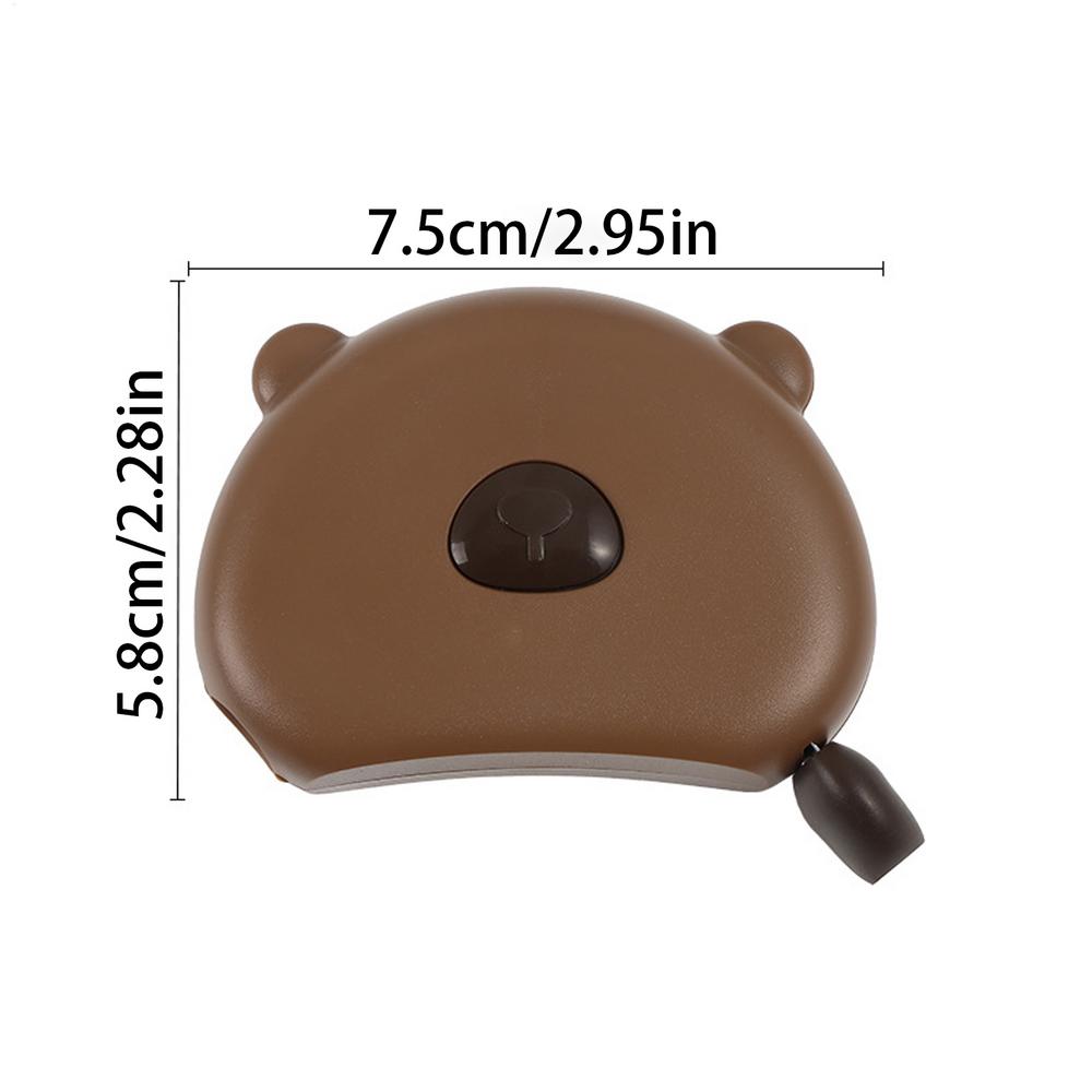 

Retractable Measure Tapes Soft Ruler With Bear Design Sewing Craft Measuring Tools Tape Measure For Kids Toddler Tape Measure коричневый