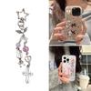 Sweet Cross Heart Bead Keychain Hanging Decorations Keyring Hanging Ornament