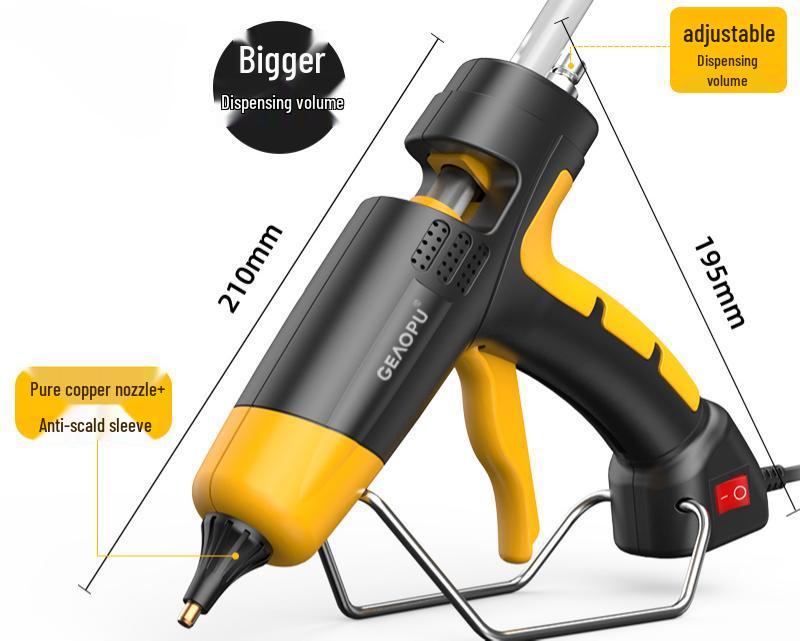 Adjustable Temp Hot Melt Glue Gun - DIY Electric Handy Tool for Crafts and Home Projects