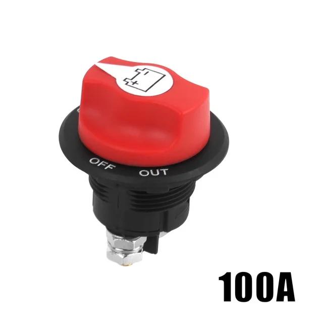 Car Battery Switch 50-300A Safe Power Cut Off Isolator Rotary Disconnect for Motorcycle Boat Truck RV Auto Accessory.