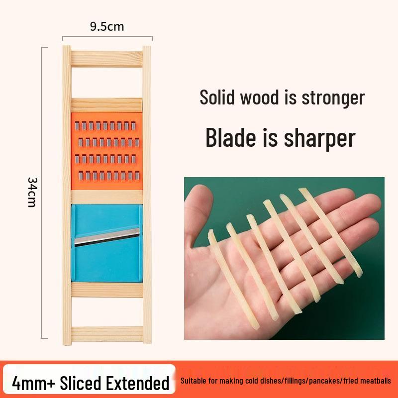 Safe & Multifunctional Vegetable Slicer: Kitchen Shredder & Grater for Radishes, Cucumbers, Cabbage, Potatoes