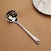 A20F-2Pcs Soup Ladles Filtering Ladle Soup Colander Strainer Scoop Skimmer Slotted Spoon Long Handle Stainless Steel