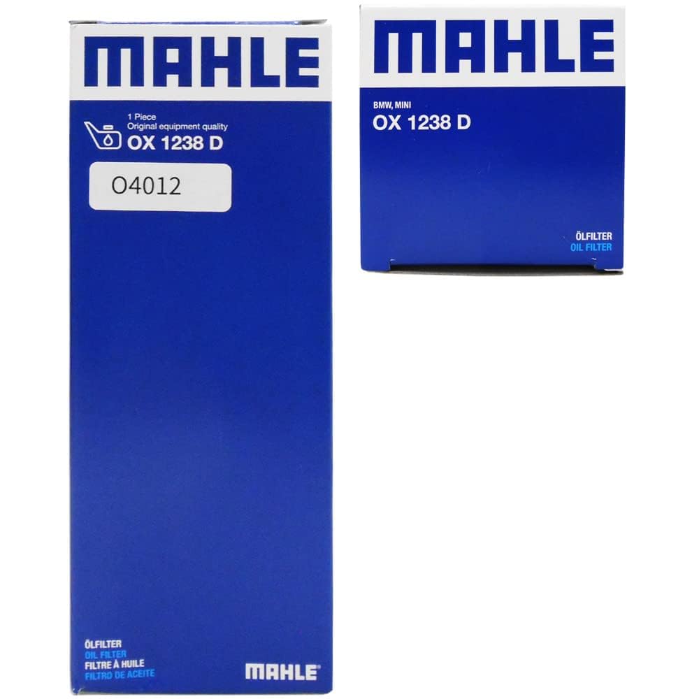 [Set of 2] MAHLE Filter Element BMW 1 Series 2 Series X1