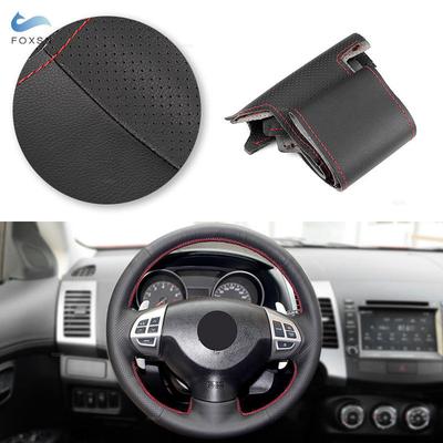 Lenkradbezug aus Leder für Mitsubishi ASX 2010-2013 Lancer X 10 2007-2015 Outlander 2006-2013 Pajero Sport 2008-2016