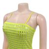 Elegant Rhinestone Backless Spaghetti Strap Dress - New Women's Fashion Style