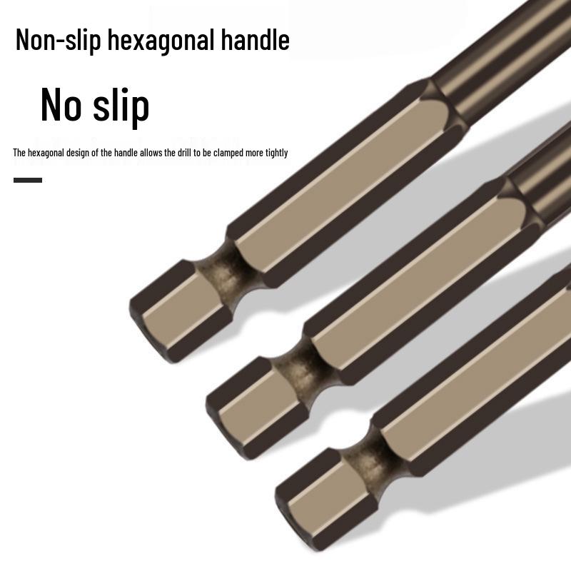 Hex Shank Spiral Flute Phillips Alloy Glass & Tile Drill Bit