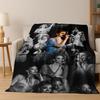 2026 Lana Del Rey Lizzy Grant Cantante Arte Coperta di Flanella, Morbida e Accogliente Coperta da Divano per Casa Camera da Letto Letto Divano Picnic Ufficio Coperta