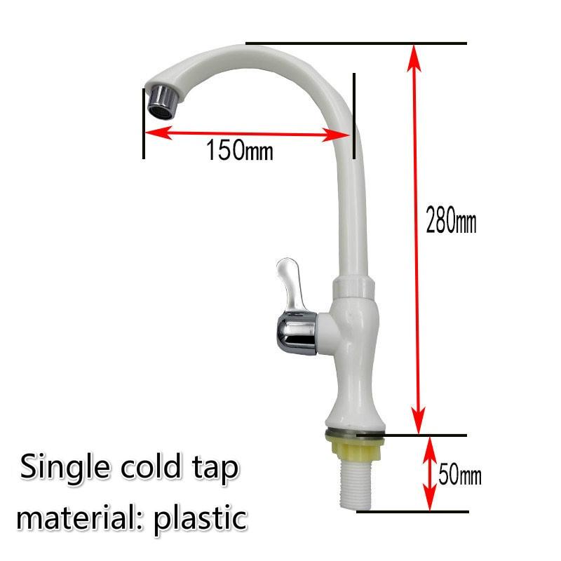 New 1pcs New Kitchen Plastic Water-saving Faucet Filter Cleaning Tap Clod Water