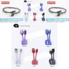 Braided Lighting Black Usb Charge Cable Sync Cord For Ios Iphone