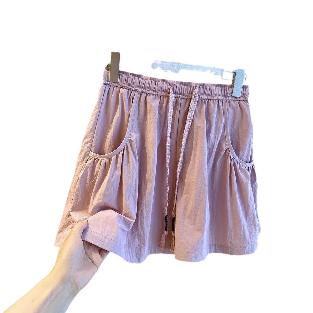 Women's Elastic Waist Casual Summer Shorts Women's Pocket Women's Shorts
