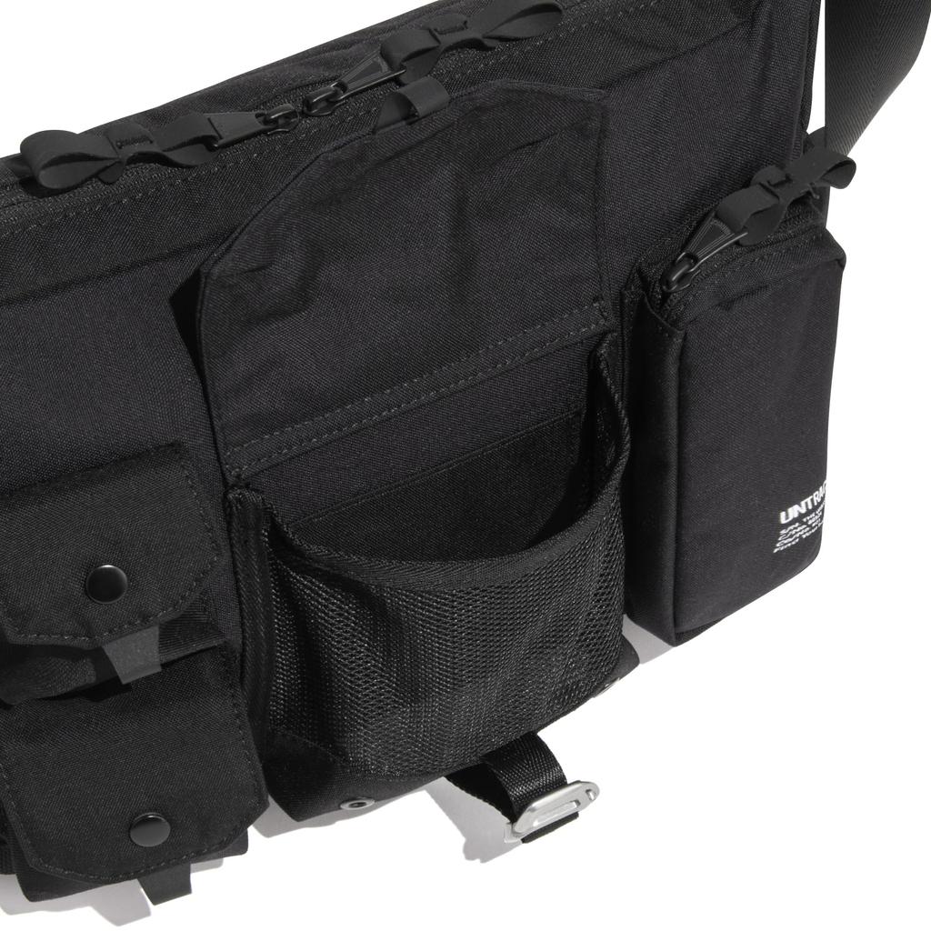 Urban Climber Shoulder Bag for Men and Durable 60524 Black [Antrack] Women, 9L, Casual, Material, Functional,