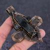 Natural Ammolite Gemstone Handmade Copper Wire Wrap Jewelry Pendant 3.35" B6J94