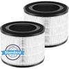 2 Pack AP-S0610L Replacement Filter Compatible with MOOK-A AP-S0610L Air Pur-ifier, Fit for MOOK-A Air Filter Replacement, 3-Stage Filtration System