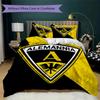 Alemannia Aachen Pattern Bedding,Quilt Set Quilt Cover Pillowcase Home Birthday Gift(1 * duvet cover + 2 * pillowcase, without core)_lx