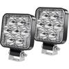 2.5 Inch LED Square Light Bar 2 Pcs, Work Light Square Flood Light, Off Road Vehicle Lights LED Lights for Trucks, Off Road Vehicles, ATVs, UTVs,