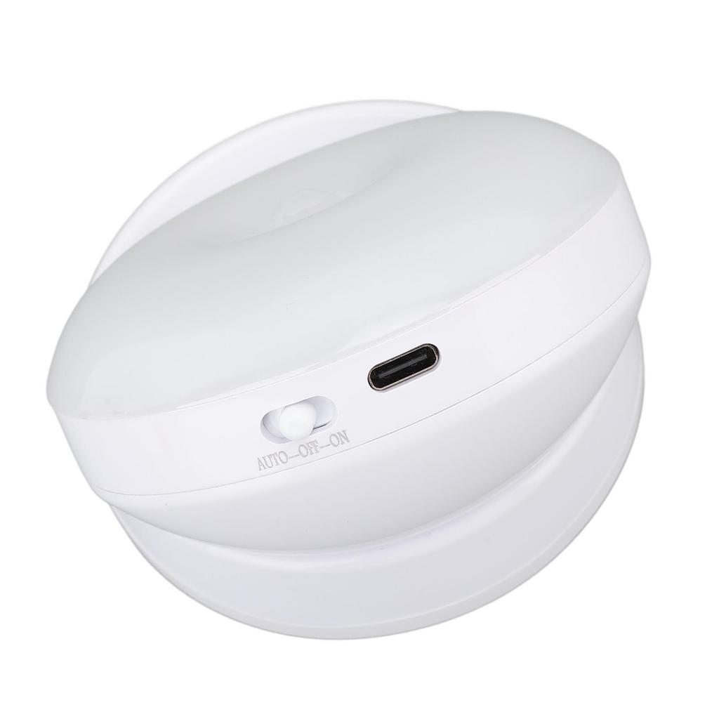LED Motion Sensor Night Light ABS 360 Degree Rotating Rechargeable Induction Wall Lamp for Stair Clo