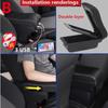 Dla Peugeot 307 Pudełko na podłokietnik Dla Peugeot 307 CC Kabriolet 2001 2002 2003 2004 2005 2006 2007 2008 Samochodowe Pudełko do przechowywania na podłokietnik