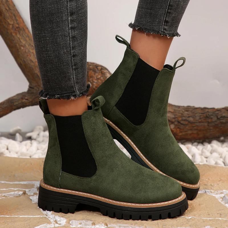 Winter New Women's Boots Comfortable Thick Soled Chelsea Boots Casual Comfortable Short Leg Women's Boots